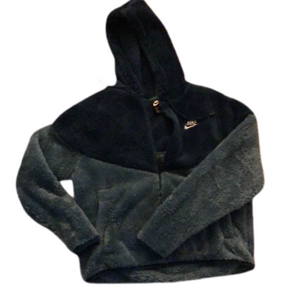 NIKE WINDRUNNER FLEECE/SHERPA JACKET HOOD - Picture 4 of 10